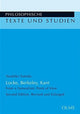 Book cover of: Locke, Berkeley, Kant. By: Yasuhiko Tomida