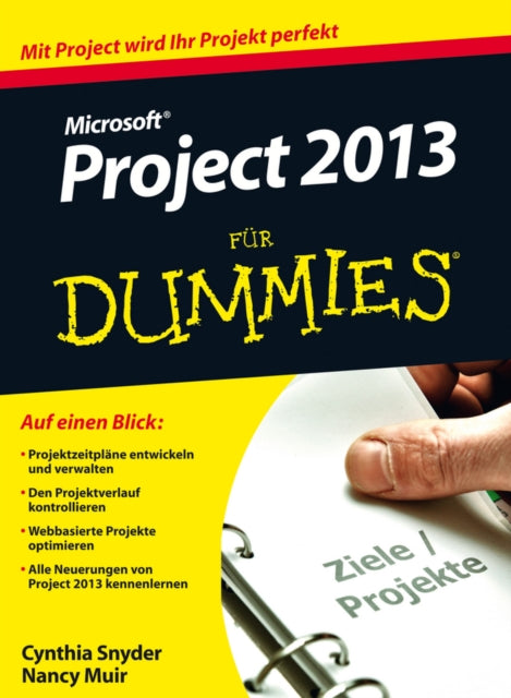 Book cover of: Microsoft Project 2013 fur Dummies. By: Stackpole