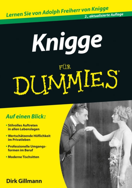 Book cover of: Knigge fur Dummies. By: Dirk Gillmann