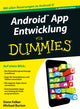 Book cover of: Android App Entwicklung fur Dummies. By: Donn Felker