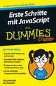 Book cover of: Erste Schritte mit JavaScript fur Dummies Junior. By: Chris Minnick