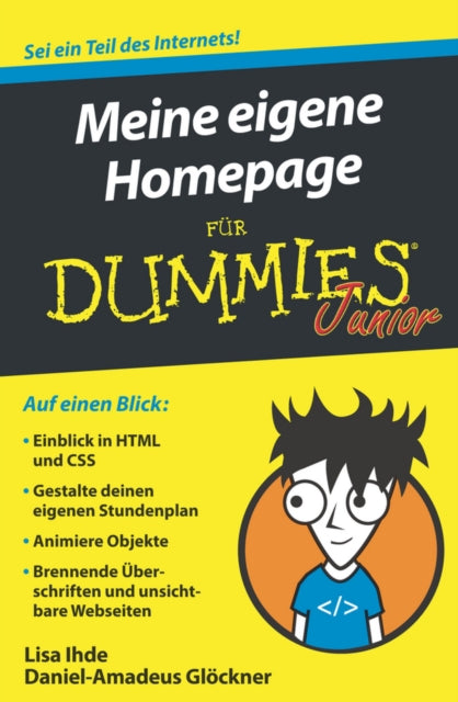 Book cover of: Meine eigene Homepage fur Dummies Junior. By: Lisa Ihde