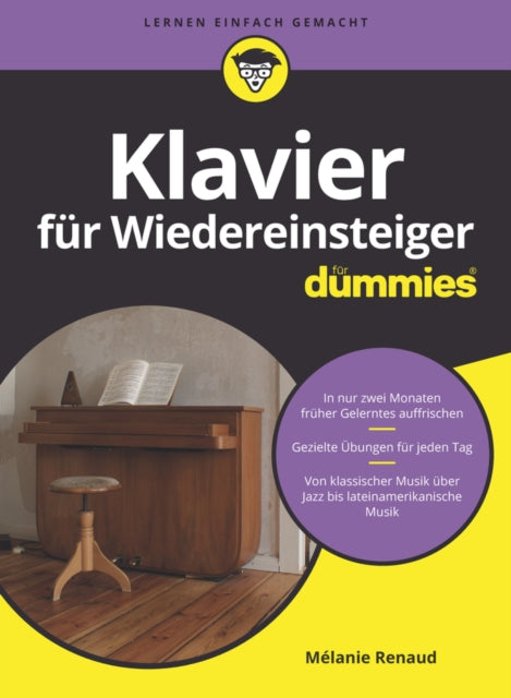 Book cover of: Klavier fur Wiedereinsteiger fur Dummies. By: Mélanie Renaud