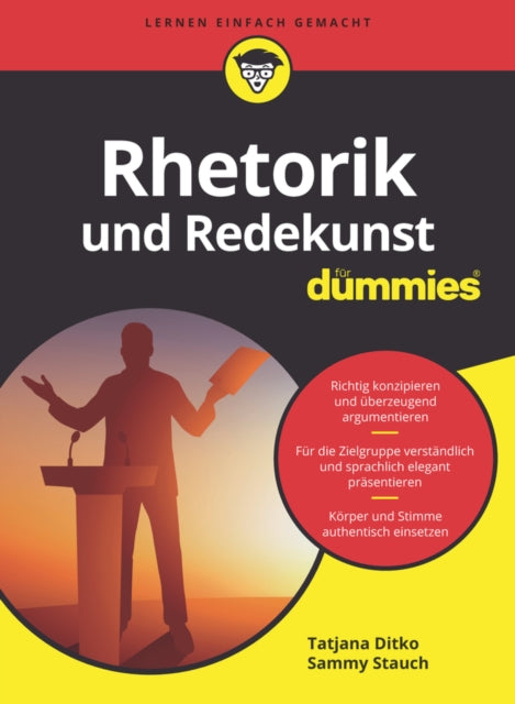 Book cover of: Rhetorik und Redekunst fur Dummies. By: Tatjana Ditko