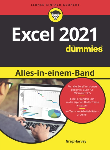 Book cover of: Excel 2021 Alles-in-einem-Band fur Dummies. By: Greg Harvey