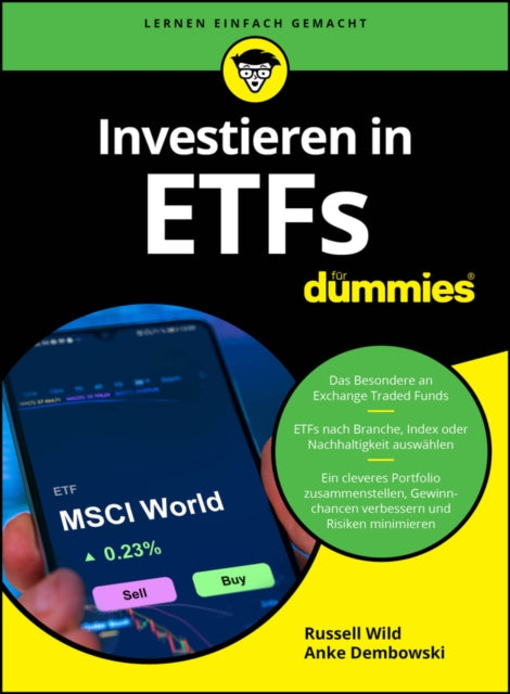 Book cover of: Investieren in ETFs fur Dummies. By: Russell Wild