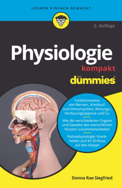 Book cover of: Physiologie kompakt fur Dummies. By: Donna Rae Siegfried