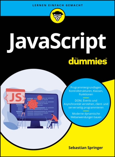 Book cover of: JavaScript fur Dummies. By: S. Springer