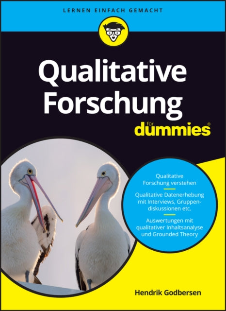 Book cover of: Qualitative Forschung fur Dummies. By: Hendrik Godbersen