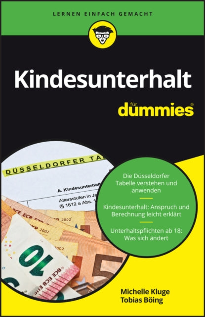 Book cover of: Kindesunterhalt fur Dummies. By: Michelle Kluge