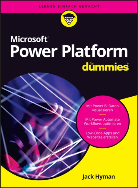 Book cover of: Microsoft Power Platform fur Dummies. By: J. Hyman