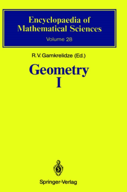 Book cover of: Geometry I