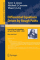 Book cover of: Differential Equations Driven by Rough Paths. By: Terry J. Lyons