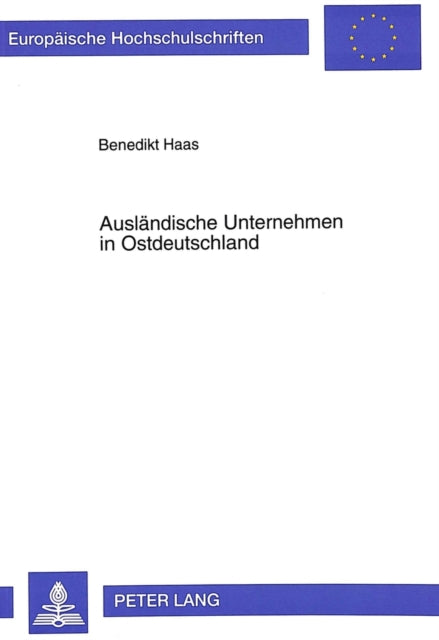Book cover of: Auslaendische Unternehmen in Ostdeutschland