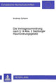 Book cover of: Die Vertragsraumordnung nach  14 Abs. 2 Salzburger Raumordnungsgesetz