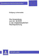 Book cover of: Die Anwendung von Art. EGV in der mitgliedstaatlichen Rechtsprechung