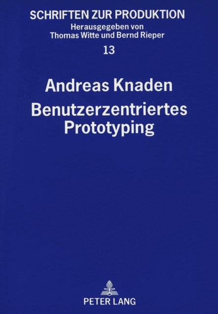 Book cover of: Benutzerzentriertes Prototyping