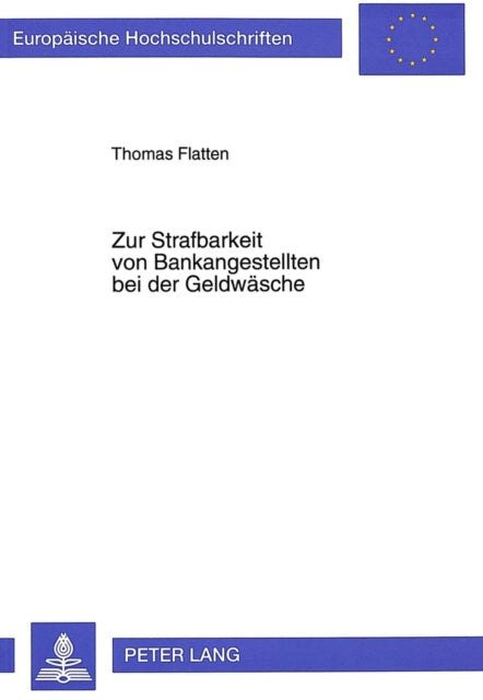 Book cover of: Zur Strafbarkeit von Bankangestellten bei der Geldwaesche