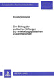 Book cover of: Der Beitrag der politischen Stiftungen zur entwicklungspolitischen Zusammenarbeit