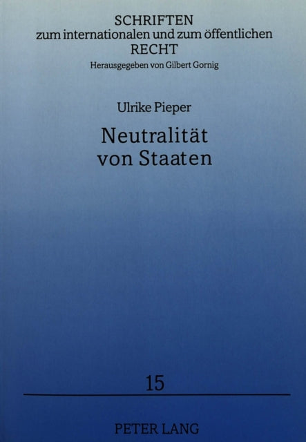 Book cover of: Neutralitaet von Staaten