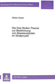 Book cover of: Drei-Stufen-Theorie Zur Bestimmung Von Beweisverboten Im Strafprozeß