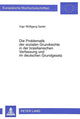 Book cover of: Die Problematik der sozialen Grundrechte in der brasilianischen Verfassung und im deutschen Grundgesetz