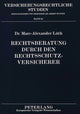 Book cover of: Rechtsberatung durch den Rechtsschutzversicherer
