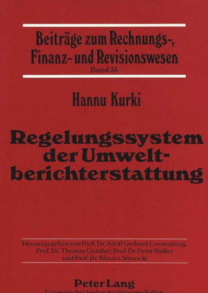 Regelungssystem der Umweltberichterstattung