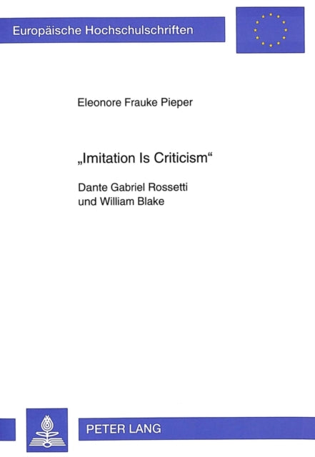 Book cover of: «Imitation Is Criticism»