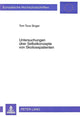 Book cover of: Untersuchungen ueber Selbstkonzepte von Skoliosepatienten