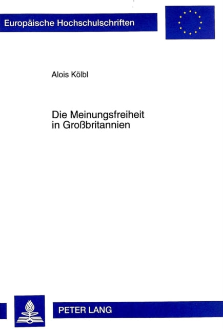 Book cover of: Die Meinungsfreiheit in Großbritannien