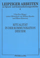Book cover of: Ritualitaet in der Kommunikation der DDR
