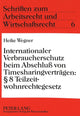 Book cover of: Internationaler Verbraucherschutz beim Abschlu von Timesharingvertraegen:  8 Teilzeitwohnrechtegesetz