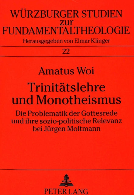 Book cover of: Trinitaetslehre und Monotheismus