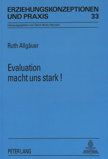 Book cover of: Evaluation macht uns stark. By: Ruth Allgauer