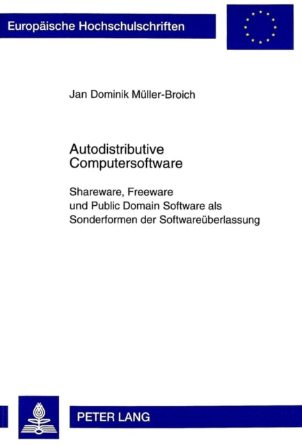 Book cover of: Autodistributive Computersoftware