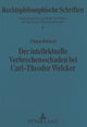 Book cover of: Der intellektuelle Verbrechensschaden bei Carl-Theodor Welcker. By: Tilman Ruckert