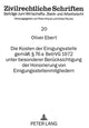 Book cover of: Die Kosten der Einigungsstelle gemae  76 a BetrVG 1972 unter besonderer Beruecksichtigung der Honorierung von Einigungsstellenmitgliedern. By: Oliver Ebert
