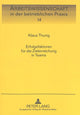 Book cover of: Erfolgsfaktoren Fuer Die Zielerreichung in Teams. By: Klaus Thunig