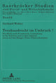 Book cover of: Treuhandrecht im Umbruch?. By: Gerhard Wolter