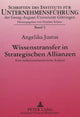 Book cover of: Wissenstransfer in Strategischen Allianzen