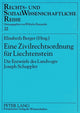 Book cover of: Eine Zivilrechtsordnung fuer Liechtenstein. By: Elisabeth Berger