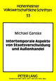 Book cover of: Intertemporale Aspekte von Staatsverschuldung und Auenhandel. By: Michael Ganske
