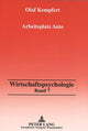 Book cover of: Arbeitsplatz Auto. By: Olaf Kempfert