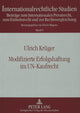 Book cover of: Modifizierte Erfolgshaftung im UN-Kaufrecht