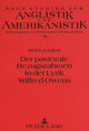 Book cover of: Der pastorale Bezugsrahmen in der Lyrik Wilfred Owens