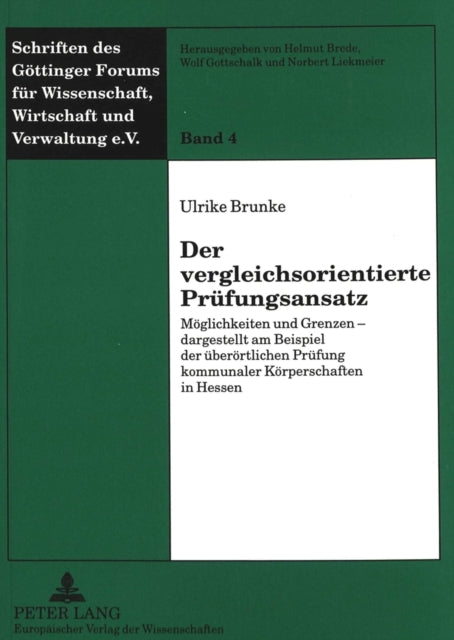 Book cover of: Der vergleichsorientierte Pruefungsansatz. By: Ulrike Brunke