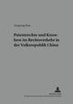 Book cover of: Patentrechte Und Know-How Im Rechtsverkehr in Der Volksrepublik China. By: Xiaoguang Shan