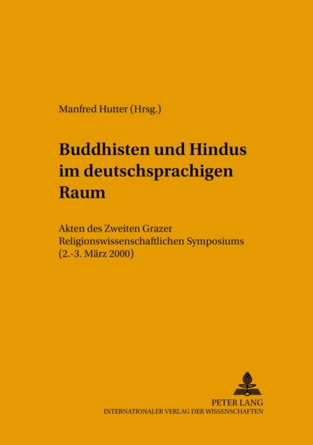 Book cover of: Buddhisten und Hindus im deutschsprachigen Raum. By: Manfred Hutter