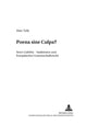 Book cover of: Poena sine Culpa?. By: Marc Tully
